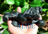 Natural Green Nephrite Jade Lion Statue / Carving / Sculpture / Art / Foo Dog