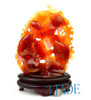 Carnelian Koi Fish Sculpture