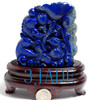 Natural Lapis Lazuli Carving: Birds & Fish Statue / Sculpture
