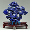 Natural Lapis Lazuli Gemstone Carving: Dragon Statue / Sculpture Chinese Art