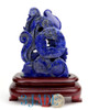 Natural Lapis Lazuli Gemstone Carving Sculpture: Dragon Turtle Statue -J040256