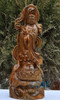 Buddhism wood carving