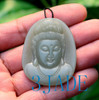 Nephrite Jade Guan-yin Pendant