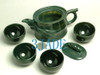 6pcs Natural Nephrite Jade Hand Carved Teasets / Tea Sets