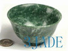 Hand Carved Natural Green YU / Stone Bowl -N007013