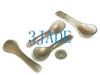 4 Hand Carved Natural Onyx / Agate Spoons