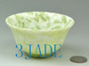 3 7/8" Hand Carved Natural Cloudy Xiu Jade / Serpentine Bowl / Cup -N011013