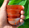 5PCS  Carnelian / Red Agate Cups / Bowls Crystal Stone Shot Glasses Wholesale
