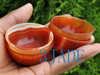 4PCS Hand Carved Carnelian / Red Agate Cups / Bowls N013152