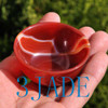 55mm Hand Carved Carnelian / Red Agate Cup / Bowl N013131