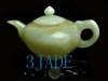 7" Natural Xiu Yu / Xiu Jade / Serpentine Stone Tea Pot Carving / Sculpture