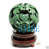 8 layers green jade puzzle ball