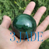 green nephrite jade sphere