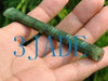 Hand Carved Natural Green  Nephrite Jade Bamboo Cigarette Holder Z025012