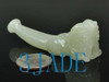 Hand Carved Natural Hetian Nephrite Jade Dragon Head Cigarette Holder