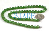 green nephrite jade beads