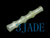 Natural Translucent Serpentine Stone Cigarette Holder Hand Carved Xiu Jade