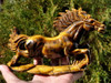 tiger's eye Horse Carving