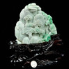 A Grade Natural Jadeite Jade Mountain Scenery Carving Statue Sculpture w/ certificate