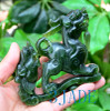 green jade Pixiu statue