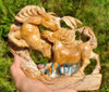 Gemstone Horse Carving