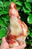 Natural ShouShan Stone Bird Flower Statue Sculpture /Agalmatolite Carving -J010266