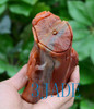 Natural ShouShan Stone Cicada Statue Sculpture Agalmatolite Carving -J010275