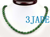 Green jade necklace