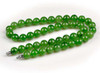 Green jade necklace