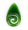 green jade Koru pendant