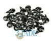 black nephrite jade double twist