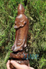 12" Natural Eaglewood Carving: Kwan-yin / Guanyin Buddha Statue / Sculpture -JZ00152