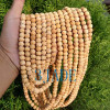 35" Carved Bone Lotus Meditation Mantra Tibetan Buddhist 108 Prayer Beads Mala -E011051