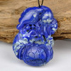 Lapis Lazuli Dragon Turtle Pendant