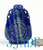 Hand Carved Natural Lapis Lazuli Snuff Bottle Chinese Carving -N009181
