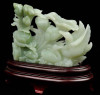 Nephrite Jade Bird Flower