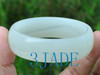 57mm Hetian white jade bangle