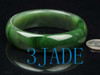 62mm A Grade Natural Green Nephrite Jade Bangle Bracelet w/ certificate -C004312