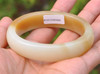 Hetian jade oval bangle