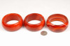 Carnelian / Red Agate Wide Bangle Bracelet 