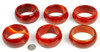 Carnelian / Red Agate Wide Bangle Bracelet  wholesale