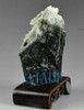 Natural Dushan Jade Stone Flower  Statue / Carving Sculpture -J003484