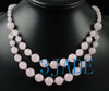 Pink Jade Beads Necklace