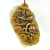 Natural Hetian Nephrite Jade Five Poisonous Creatures Amulet / Carving w/ certificate -G020542