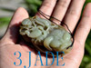 Natural Hetian Nephrite Jade Five Poisonous Creatures Amulet / Carving w/ certificate -G020543