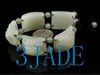 Natural Hetian Nephrite Jade Carved Five Poisonous Creatures Bracelet C041009