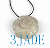 nephrite jade flower