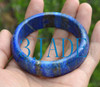 60.5mm Rare Natural Lapis Lazuli Gemstone Bangle Bracelet -C035046