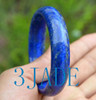 60.5mm Rare Natural Lapis Lazuli Gemstone Bangle Bracelet -C035047