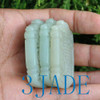 3pcs White Nephrite Jade Chinese Ancient Mythical Chi-Hu Pendants